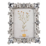 Clayre & Eef   | Fotolijst Zilverkleurig 16x2x21 cm / 10x15 cm | 2F1106