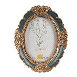 Clayre & Eef   | Fotolijst Goudkleurig Groen 9x2x12 cm / 6x9 cm | 2F1150