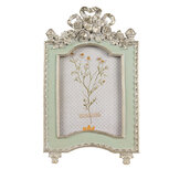 Clayre & Eef   | Fotolijst Groen Zilverkleurig 14x2x24 cm / 10x15 cm | 2F1121