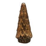 Clayre & Eef | Kerstdecoratie Kerstboom met LED Koperkleurig ø 11x24 cm | 6GL4572KO Clayre & Eef | Kerstdecoratie Kerstboom met LED Koperkleurig ø 11x24 cm | 6GL4572KO