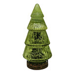 Clayre & Eef | Kerstdecoratie Beeld Kerstboom met LED Geel ø 8x16 cm | 6GL4602 Clayre & Eef | Kerstdecoratie Beeld Kerstboom met LED Geel ø 8x16 cm | 6GL4602