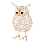 Dekoratief | Uil op pootjes 'Tanguy', goud, metaal, 11x9x19cm | A245145