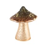 Dekoratief | Paddenstoel 'Glitter Spickle', glas, 8x8x10cm | A245573