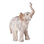 Dekoratief | Deco olifant 'Selly', naturel, resina, 19x8x26cm | A245933