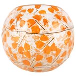 Dekoratief | Theelichthouder 'Little Leaves', transparant, glas, 14x14x12cm | A248040 Dekoratief | Theelichthouder 'Little Leaves', transparant, glas, 14x14x12cm | A248040