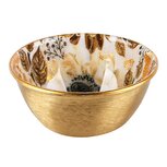 Dekoratief | Bowl 'Flowers Opulence', goud, metaal, 11x11x5cm | A248298 Dekoratief | Bowl 'Flowers Opulence', goud, metaal, 11x11x5cm | A248298