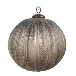 Clayre & Eef | Kerstbal Zilverkleurig ø 20x20 cm | 6GL4534L Clayre & Eef | Kerstbal Zilverkleurig ø 20x20 cm | 6GL4534L