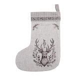 Clayre & Eef | Kerstsok Decoratie Kerstsok Beige Bruin 30x1x40 cm | GTW203 Clayre & Eef | Kerstsok Decoratie Kerstsok Beige Bruin 30x1x40 cm | GTW203