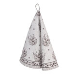 Clayre & Eef   | Theedoek Beige Bruin ø 80 cm | GTW48