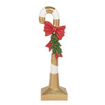 Clayre & Eef | Decoratie zuurstok Goudkleurig Wit 25x18x83 cm | 5PR0141 Clayre & Eef | Decoratie zuurstok Goudkleurig Wit 25x18x83 cm | 5PR0141