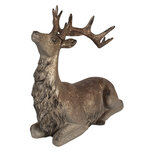 Clayre & Eef | Decoratie hert Bruin 29x15x27 cm | 6PR4293 Clayre & Eef | Decoratie hert Bruin 29x15x27 cm | 6PR4293
