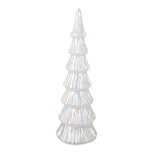 Clayre & Eef | Kerstdecoratie Beeld Kerstboom met LED Wit ø 11x32 cm | 6GL4643 Clayre & Eef | Kerstdecoratie Beeld Kerstboom met LED Wit ø 11x32 cm | 6GL4643