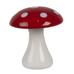 Clayre & Eef   | Decoratie Paddenstoel Rood Wit ø 4x4 cm | 6GL4675