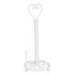 Clayre & Eef | Keukenrolhouder Wit ø 18x39 cm | W40361W Clayre & Eef | Keukenrolhouder Wit ø 18x39 cm | W40361W