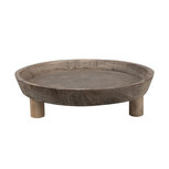 Clayre & Eef | Decoratie schaal Bruin ø 26x7 cm | 6H2317 Clayre & Eef | Decoratie schaal Bruin ø 26x7 cm | 6H2317