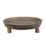 Clayre & Eef | Decoratie schaal Bruin ø 30x8 cm | 6H2318 Clayre & Eef | Decoratie schaal Bruin ø 30x8 cm | 6H2318