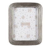Clayre & Eef   | Fotolijst Zilverkleurig 15x2x20 cm / 10x15 cm | 2F1168