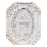 Clayre & Eef   | Fotolijst Wit 10x2x12 cm / 6x9 cm | 2F1187