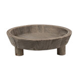 Clayre & Eef | Decoratie schaal Bruin ø 22x7 cm | 6H2316 Clayre & Eef | Decoratie schaal Bruin ø 22x7 cm | 6H2316