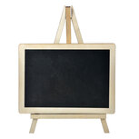 Clayre & Eef   | Krijtbord Zwart Beige 20x1x27 cm | 65644