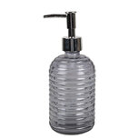 Clayre & Eef | Zeepdispenser Zwart ø 8x19 cm /400 ml | 6GL4901 Clayre & Eef | Zeepdispenser Zwart ø 8x19 cm /400 ml | 6GL4901