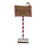 Clayre & Eef   | Brievenbus Bruin 14x8x37 cm | 6Y5629