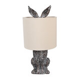 Clayre & Eef | Tafellamp Konijn Bruin Beige ø 20x43 cm E27/max 1x60W | 6LMC0099VBE Clayre & Eef | Tafellamp Konijn Bruin Beige ø 20x43 cm E27/max 1x60W | 6LMC0099VBE