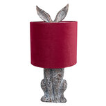Clayre & Eef | Tafellamp Konijn Bruin Rood ø 20x43 cm E27/max 1x60W | 6LMC0099VBU Clayre & Eef | Tafellamp Konijn Bruin Rood ø 20x43 cm E27/max 1x60W | 6LMC0099VBU