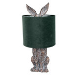 Clayre & Eef | Tafellamp Konijn Bruin Groen ø 20x43 cm E27/max 1x60W | 6LMC0099VGR Clayre & Eef | Tafellamp Konijn Bruin Groen ø 20x43 cm E27/max 1x60W | 6LMC0099VGR