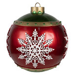 Clayre & Eef | Decoratie Kerstbal ø 39x44 cm | 6PR4249 Clayre & Eef | Decoratie Kerstbal ø 39x44 cm | 6PR4249