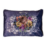 Clayre & Eef | Sierkussen Paars Wit 70x50x6 cm | KG039.004 Clayre & Eef | Sierkussen Paars Wit 70x50x6 cm | KG039.004
