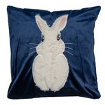 Clayre & Eef | Kussenhoes Blauw Wit 45x45 cm | KT021.360 Clayre & Eef | Kussenhoes Blauw Wit 45x45 cm | KT021.360