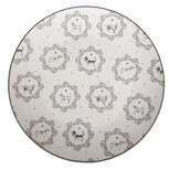 Clayre & Eef | Servies Dinerbord Wit Grijs ø 20x2 cm | LGDDP Clayre & Eef | Servies Dinerbord Wit Grijs ø 20x2 cm | LGDDP