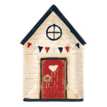 Clayre & Eef | Dinerbord Beige Blauw 27x18x3 cm | 6CE1866 Clayre & Eef | Dinerbord Beige Blauw 27x18x3 cm | 6CE1866