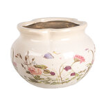 Clayre & Eef   | Bloempot Binnen Beige Roze ø 17x12 cm | 6CE1944S