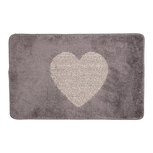 Clayre & Eef   | Badmat Grijs 78x48x1 cm | BM0008G