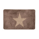 Clayre & Eef   | Badmat Bruin 78x48x1 cm | BM0010CH
