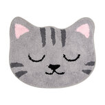 Clayre & Eef   | Badmat Grijs 60x50x1 cm | BM0012