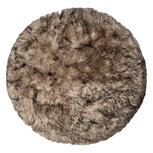 Clayre & Eef | Vloerkleed Bruin Zwart ø 100x3 cm | KT080.066 Clayre & Eef | Vloerkleed Bruin Zwart ø 100x3 cm | KT080.066