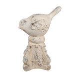 Clayre & Eef   | Decoratie Vogel Beige 33x21x47 cm | 6MG0058