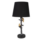 Clayre & Eef | Tafellamp Zwart ø 23x45 cm E27/max 1x60W | 6LMC0094 Clayre & Eef | Tafellamp Zwart ø 23x45 cm E27/max 1x60W | 6LMC0094