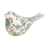 Clayre & Eef   | Decoratie beeld Vogel Beige Groen 22x9x12 cm | 6CE1950M