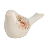 Clayre & Eef   | Decoratie beeld Vogel Beige Roze 16x7x9 cm | 6CE1951S