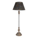 Clayre & Eef | Tafellamp Bruin Grijs ø 36x94 cm E27/max 1x60W | 5LMC0046 Clayre & Eef | Tafellamp Bruin Grijs ø 36x94 cm E27/max 1x60W | 5LMC0046