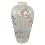 Clayre & Eef   | Vaas Grijs Roze ø 17x28 cm | 6CE1970S