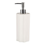 Clayre & Eef | Zeepdispenser Wit ø 8x22 cm / 475 ml | 6CE1982 Clayre & Eef | Zeepdispenser Wit ø 8x22 cm / 475 ml | 6CE1982