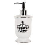 Clayre & Eef | Zeepdispenser Wit ø 9x20 cm / 350 ml | 6CE1997 Clayre & Eef | Zeepdispenser Wit ø 9x20 cm / 350 ml | 6CE1997