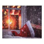 Clayre & Eef | Wandkleed Kerst Rood wit 180x1x210 cm | 6WK0040 Clayre & Eef | Wandkleed Kerst Rood wit 180x1x210 cm | 6WK0040