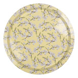 Clayre & Eef | Decoratief Dienblad Geel ø 32x2 cm | 6BL0180 Clayre & Eef | Decoratief Dienblad Geel ø 32x2 cm | 6BL0180