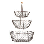 Clayre & Eef   | Opbergmand  Zwart 30x22x50 cm | 6Y5722